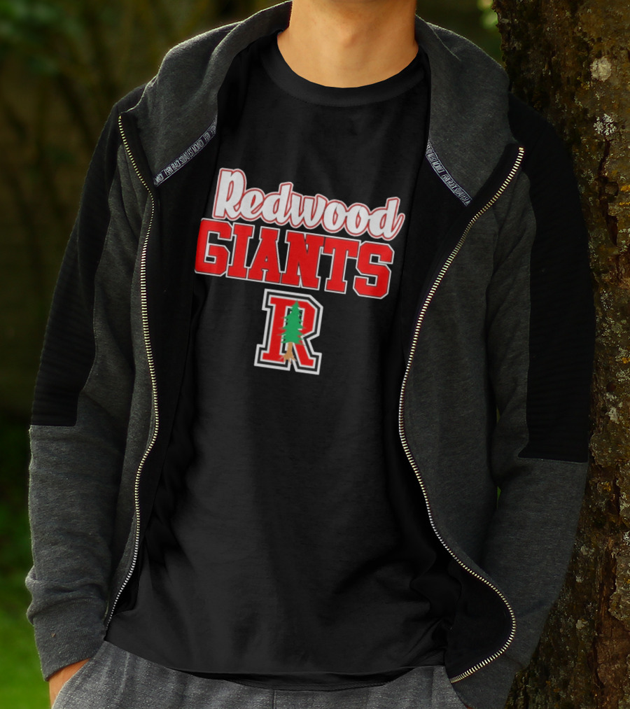 Redwood Giants High School R Tree T-Shirt