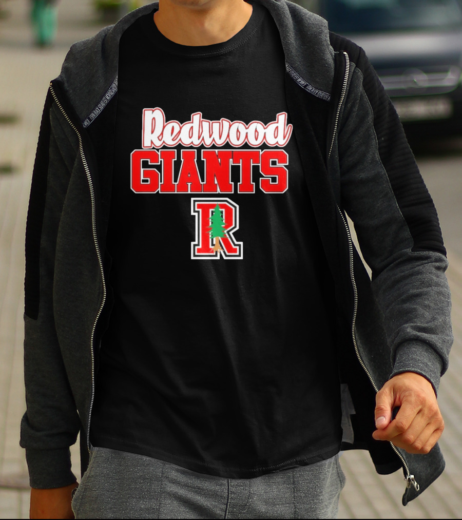 Redwood Giants High School R Tree T-Shirt