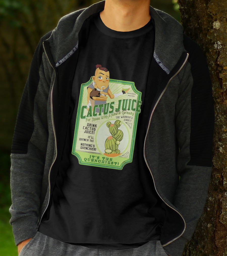 Sokka Cactus Juice It's The Quenchiest The Warrior's Choice Avatar T-Shirt