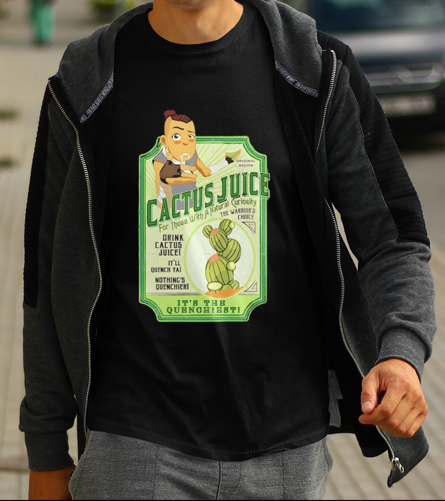 Sokka Cactus Juice It's The Quenchiest The Warrior's Choice Avatar T-Shirt