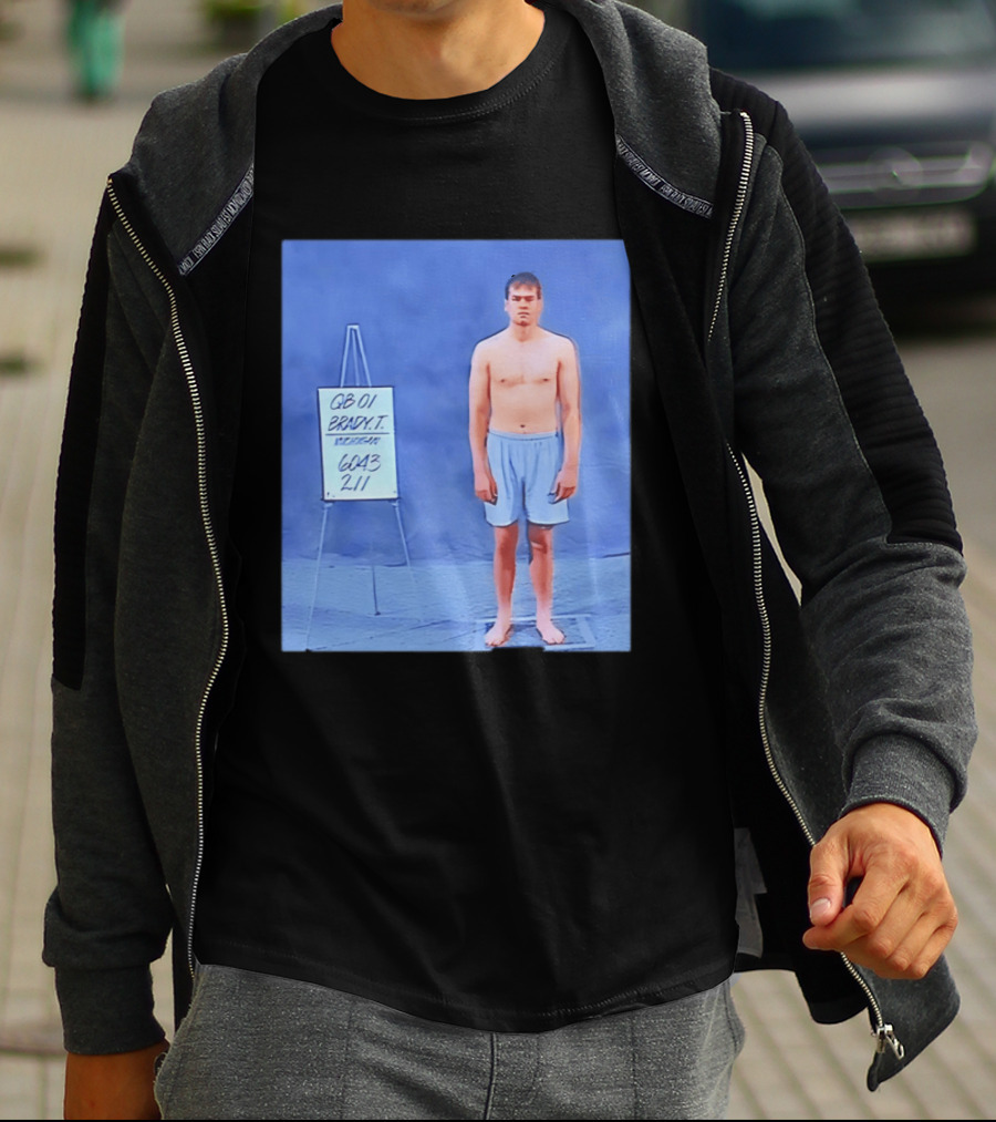 QB 01 Brady Combine 6043 211 New England Patriots T-Shirt