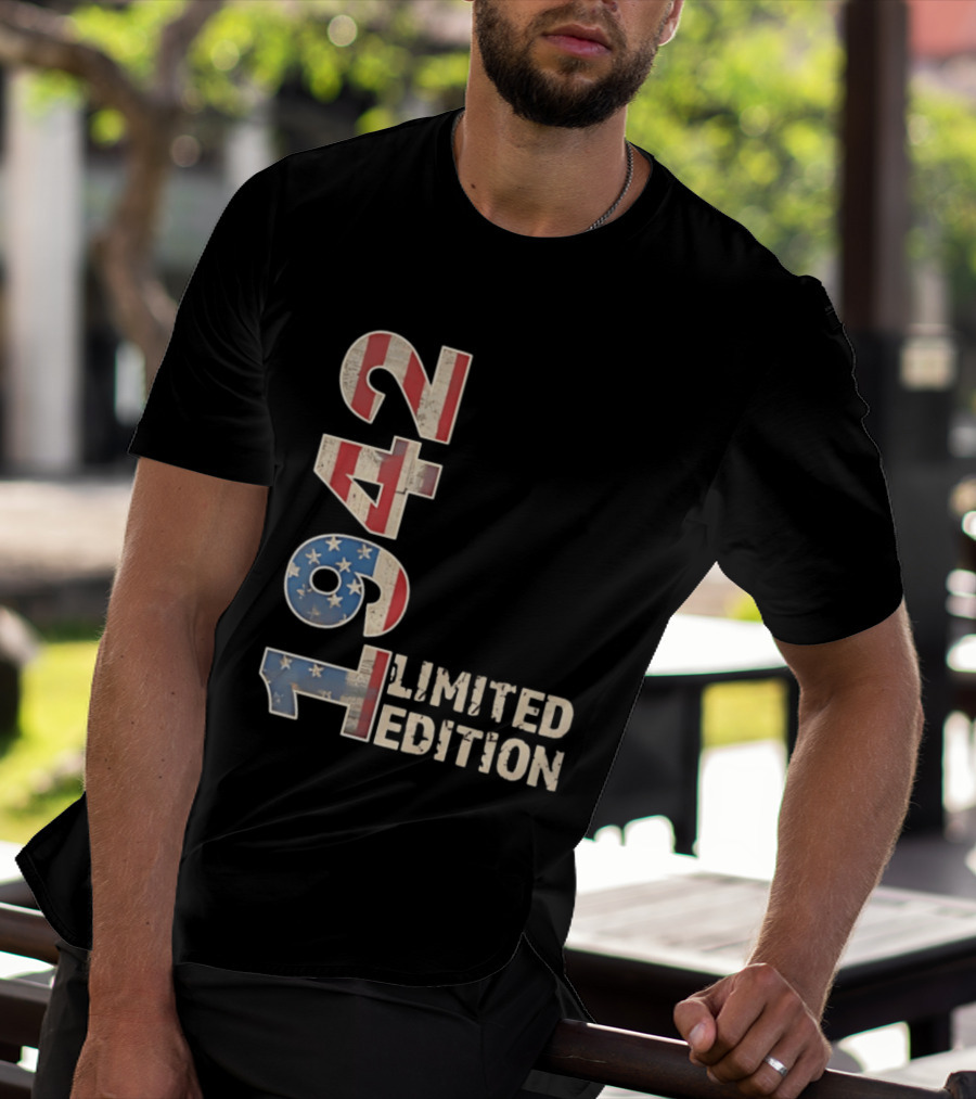 USA 1942 Limited Edition American Flag T-Shirt