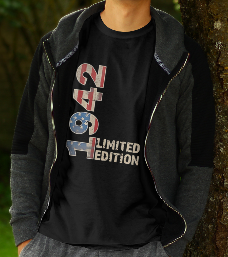 USA 1942 Limited Edition American Flag T-Shirt