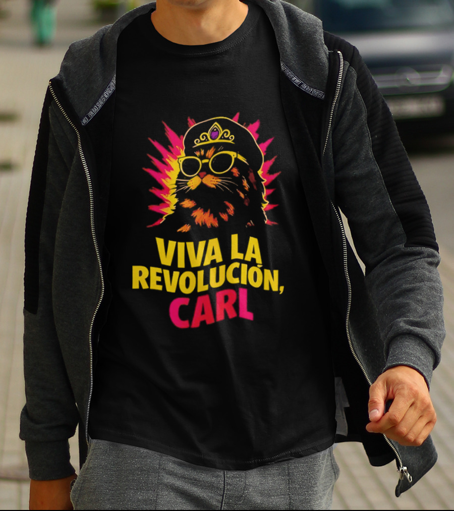 Viva La Revolucion Carl Dungeon Crawler Carl Cat Revolution T-Shirt