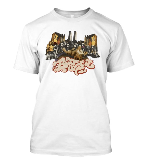 Beastie Boys 1998 Urban Dogs Street Art Collage T-Shirt