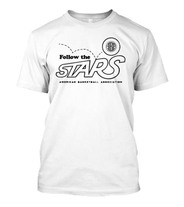 Follow The Stars ABA American Basketball Association T-Shirt