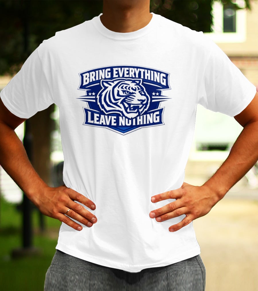 Bring Everything Leave Nothing Tiger T-Shirt