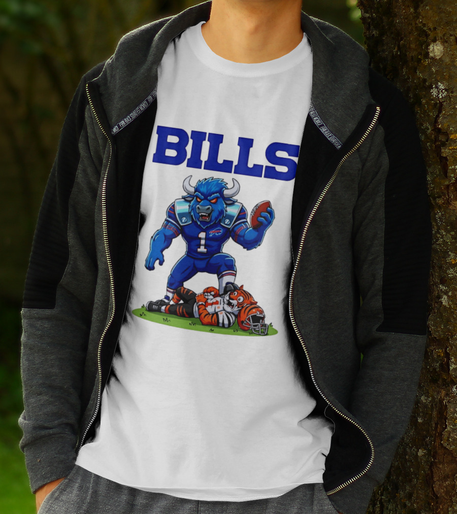 Buffalo Bills Dominating Victory Over Cincinnati Bengals Football Rivalry T-Shirt
