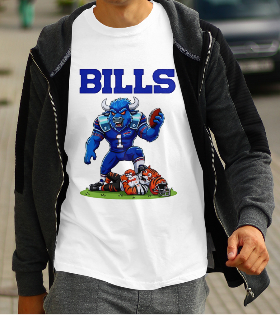 Buffalo Bills Dominating Victory Over Cincinnati Bengals Football Rivalry T-Shirt