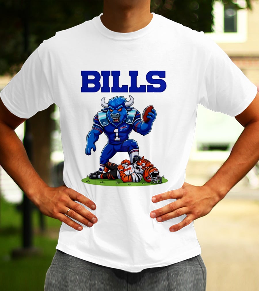 Buffalo Bills Dominating Victory Over Cincinnati Bengals Football Rivalry T-Shirt