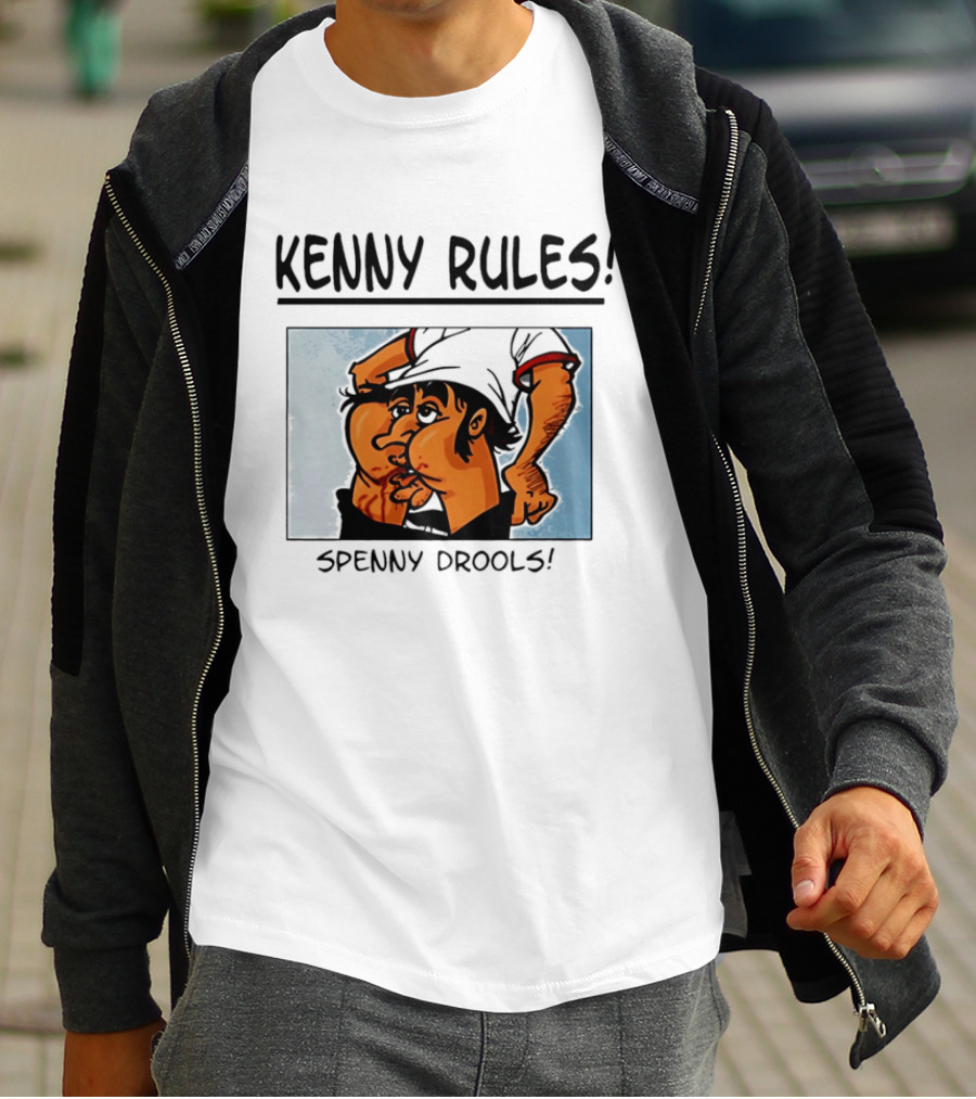 Kenny Rules Spenny Drools Cartoon Rivalry T-Shirt