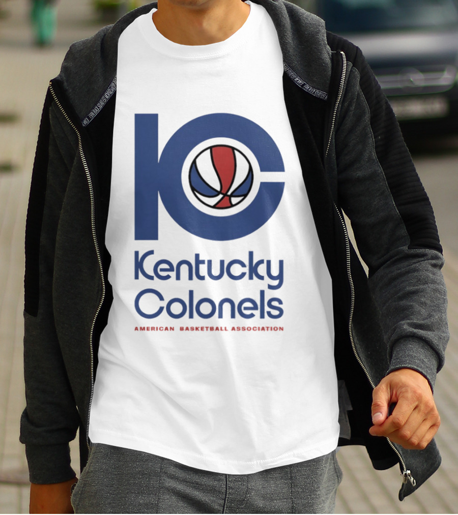 Kentucky Colonels 10 Colonel Army American Basketball Association Fan Collection T-Shirt
