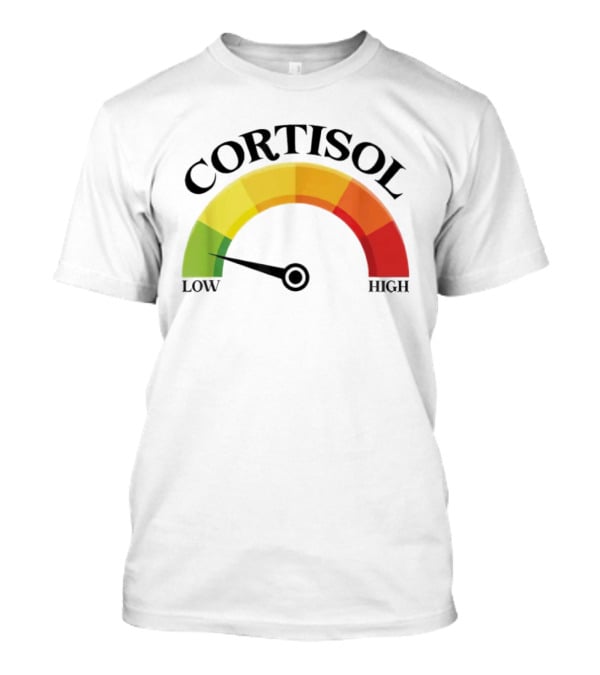 Cortisol Gauge Low Wellness Motivation T-Shirt