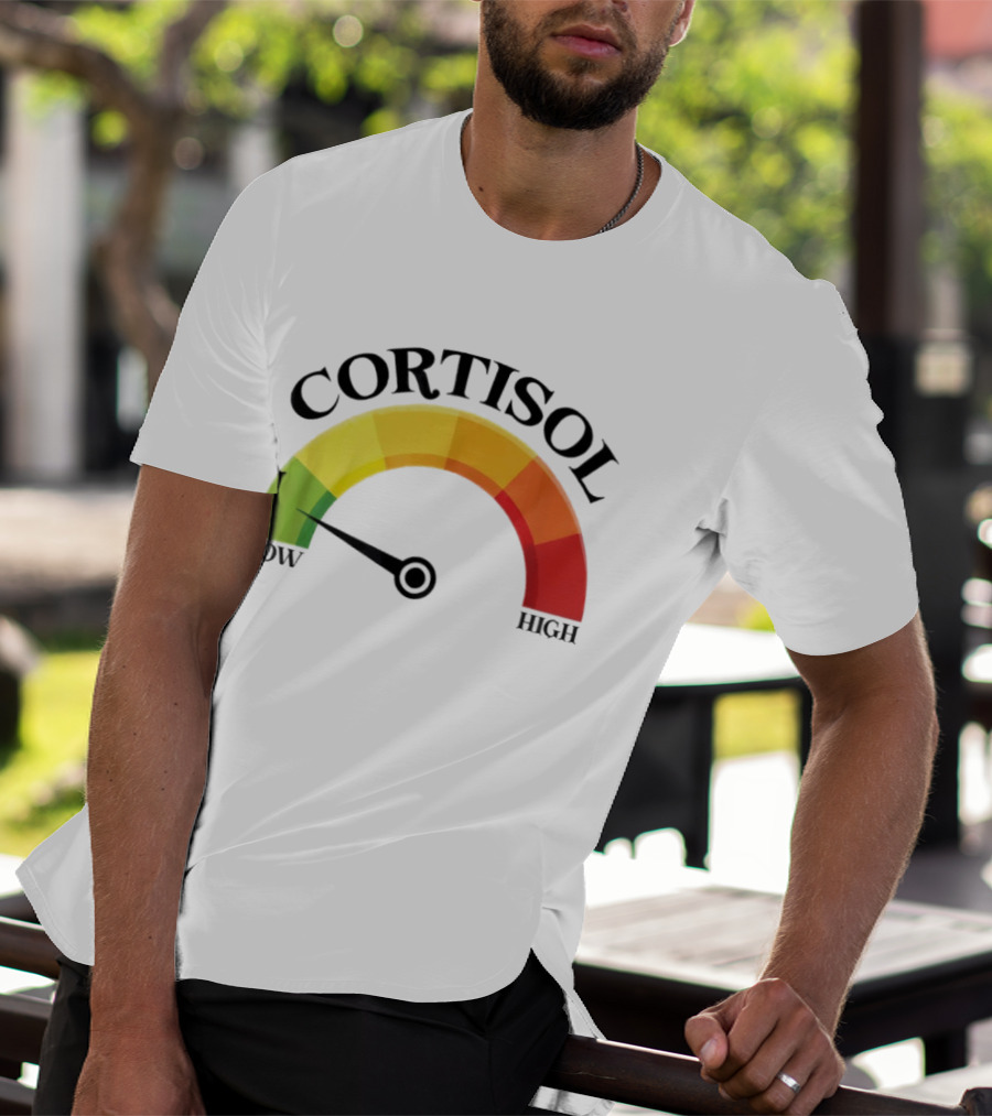 Cortisol Gauge Low Wellness Motivation T-Shirt