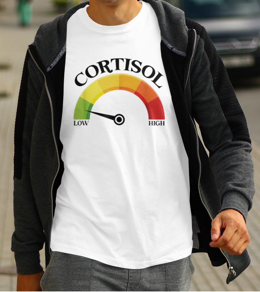 Cortisol Gauge Low Wellness Motivation T-Shirt