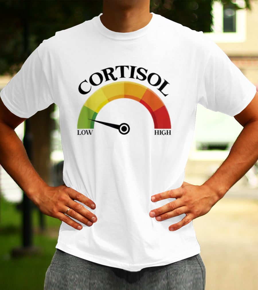 Cortisol Gauge Low Wellness Motivation T-Shirt