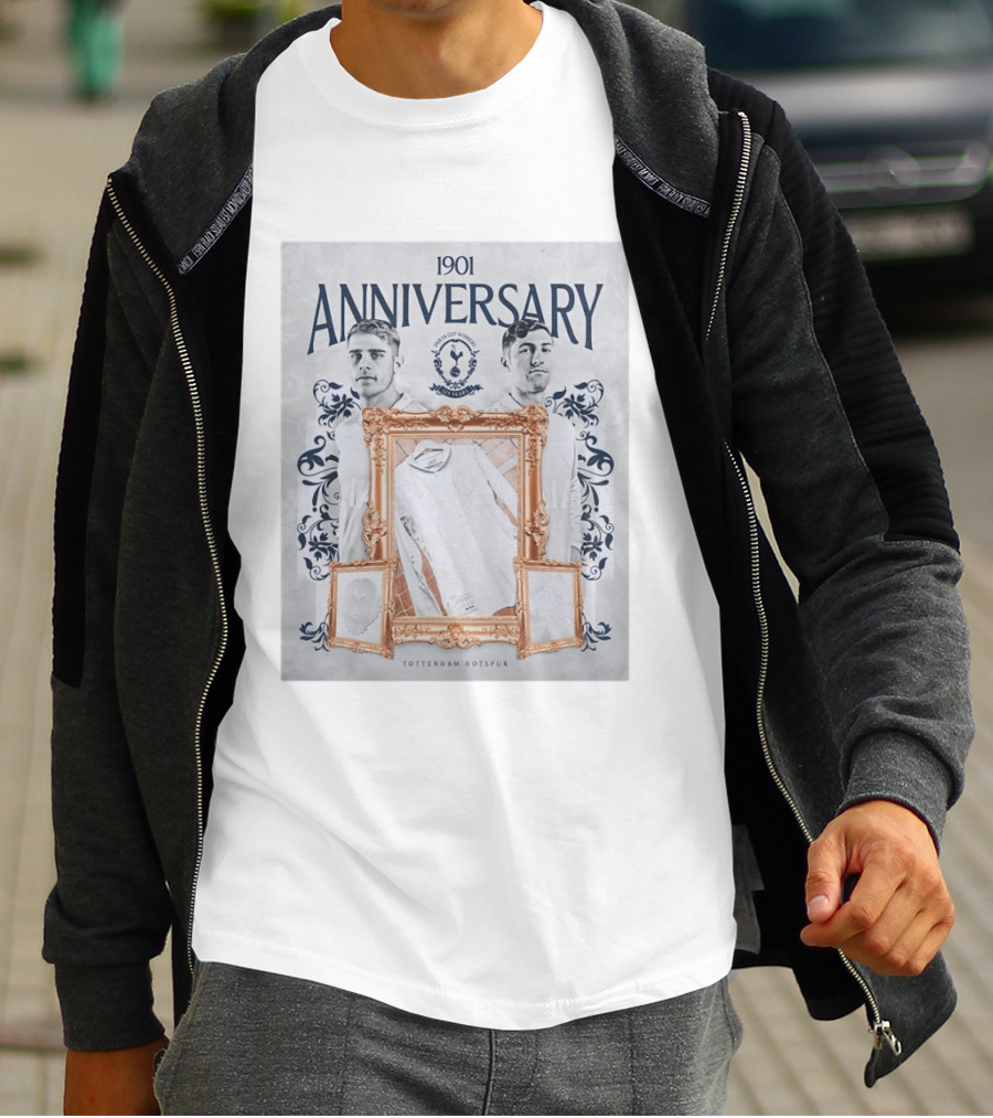 1901 Tottenham Hotspur FA Cup Winners Anniversary T-Shirt