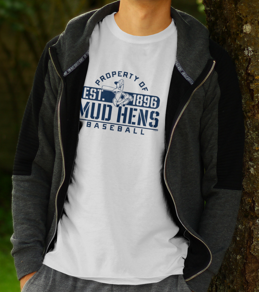Property Of Mud Hens Baseball Est 1896 T-Shirt