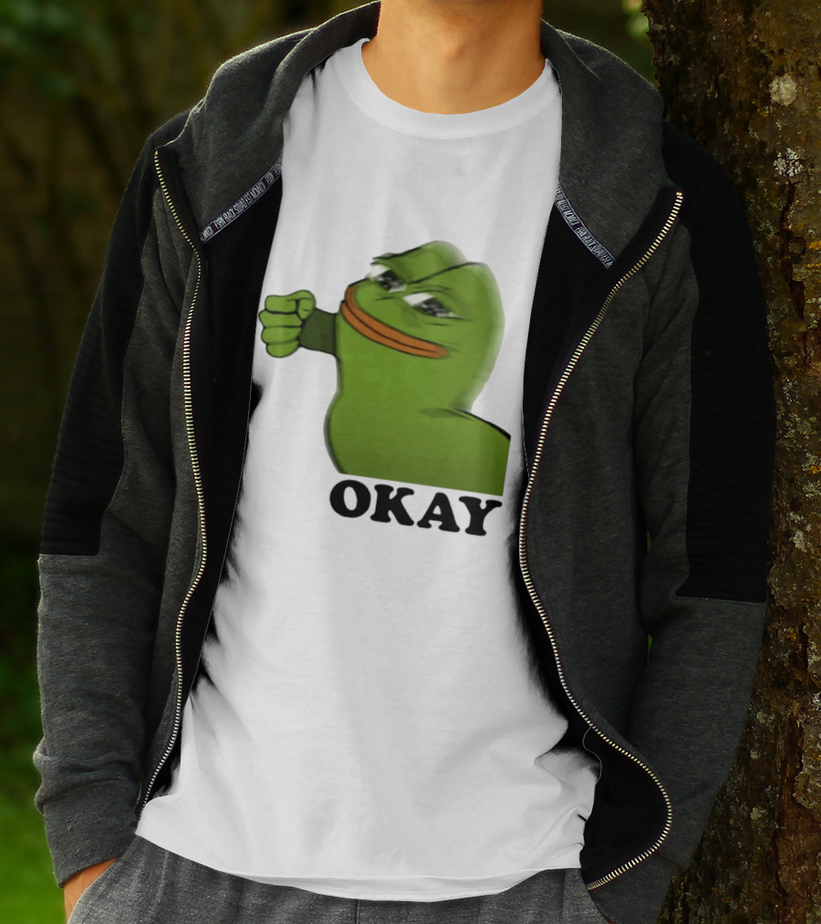 Okay Pepe Frog Punching Nazis Kid T-Shirt