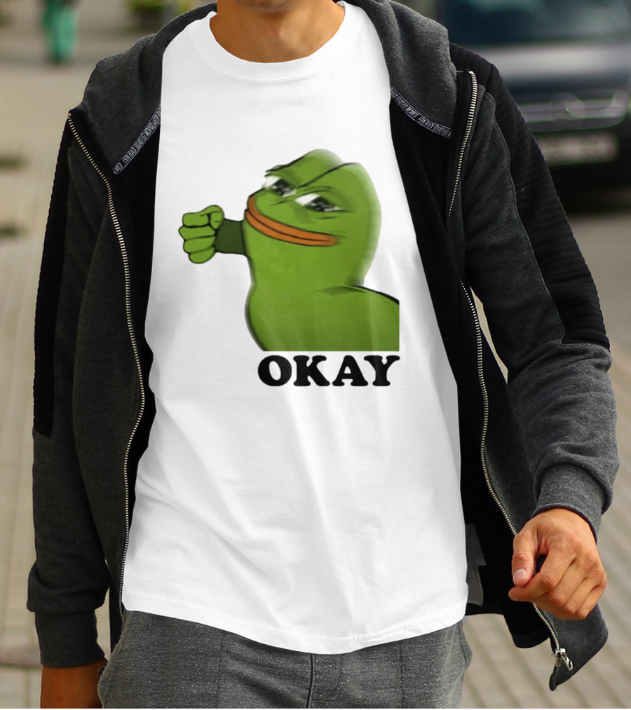 Okay Pepe Frog Punching Nazis Kid T-Shirt