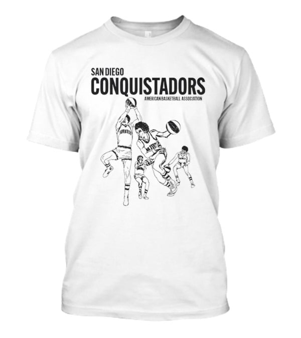 San Diego Conquistadors American Basketball Association Players T-Shirt
