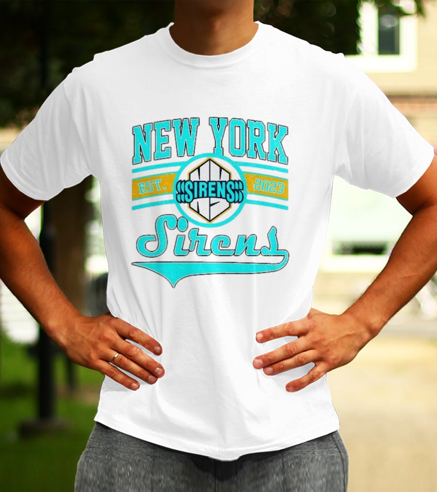 New York Sirens Women's Hockey Team Est 2023 T-Shirt