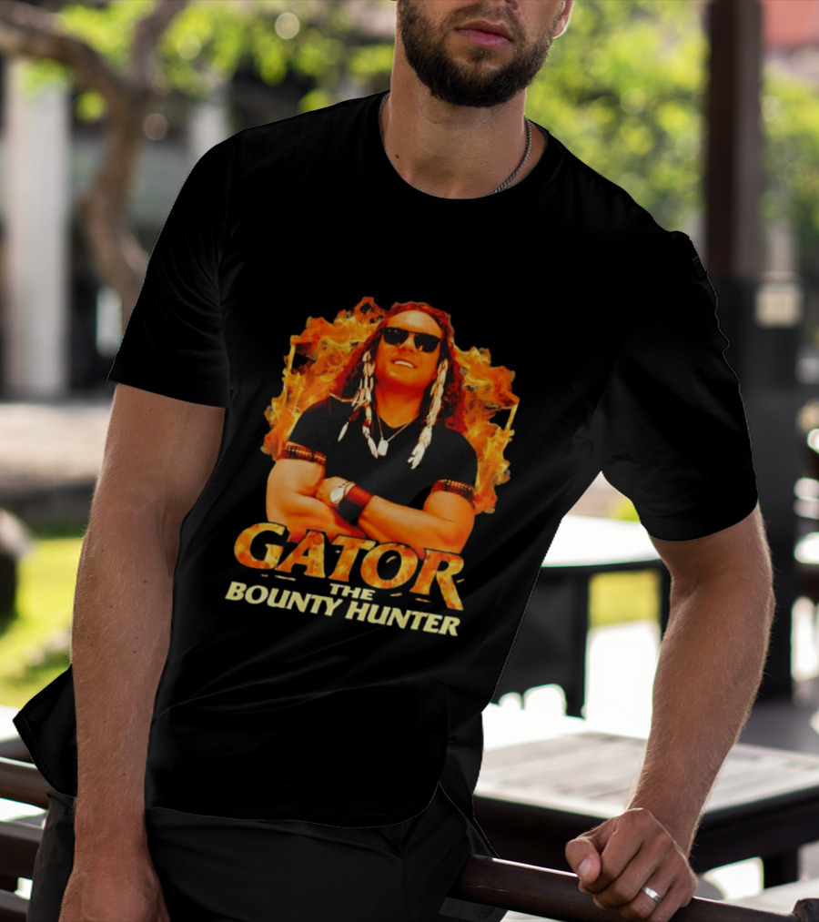 Gator The Bounty Hunter Flame T-Shirt