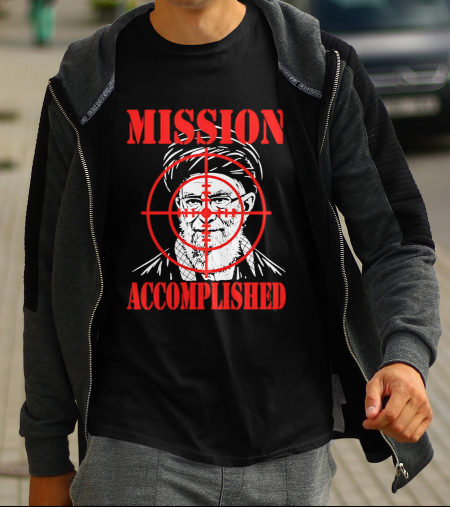 Mission Accomplished Khamenei Target T-Shirt