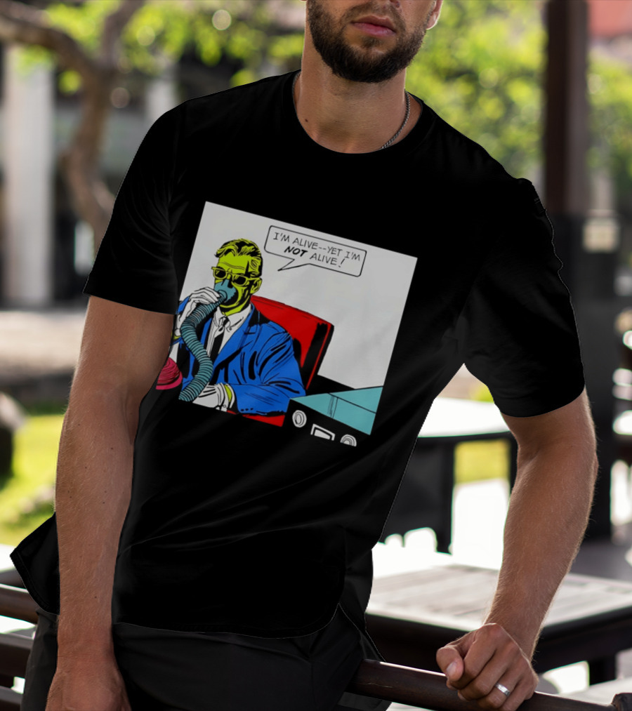 I'm Alive Yet I'm Not Alive Comic Pop Art Retro Bubble T-Shirt