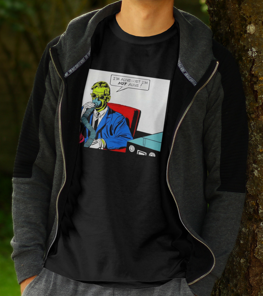 I'm Alive Yet I'm Not Alive Comic Pop Art Retro Bubble T-Shirt