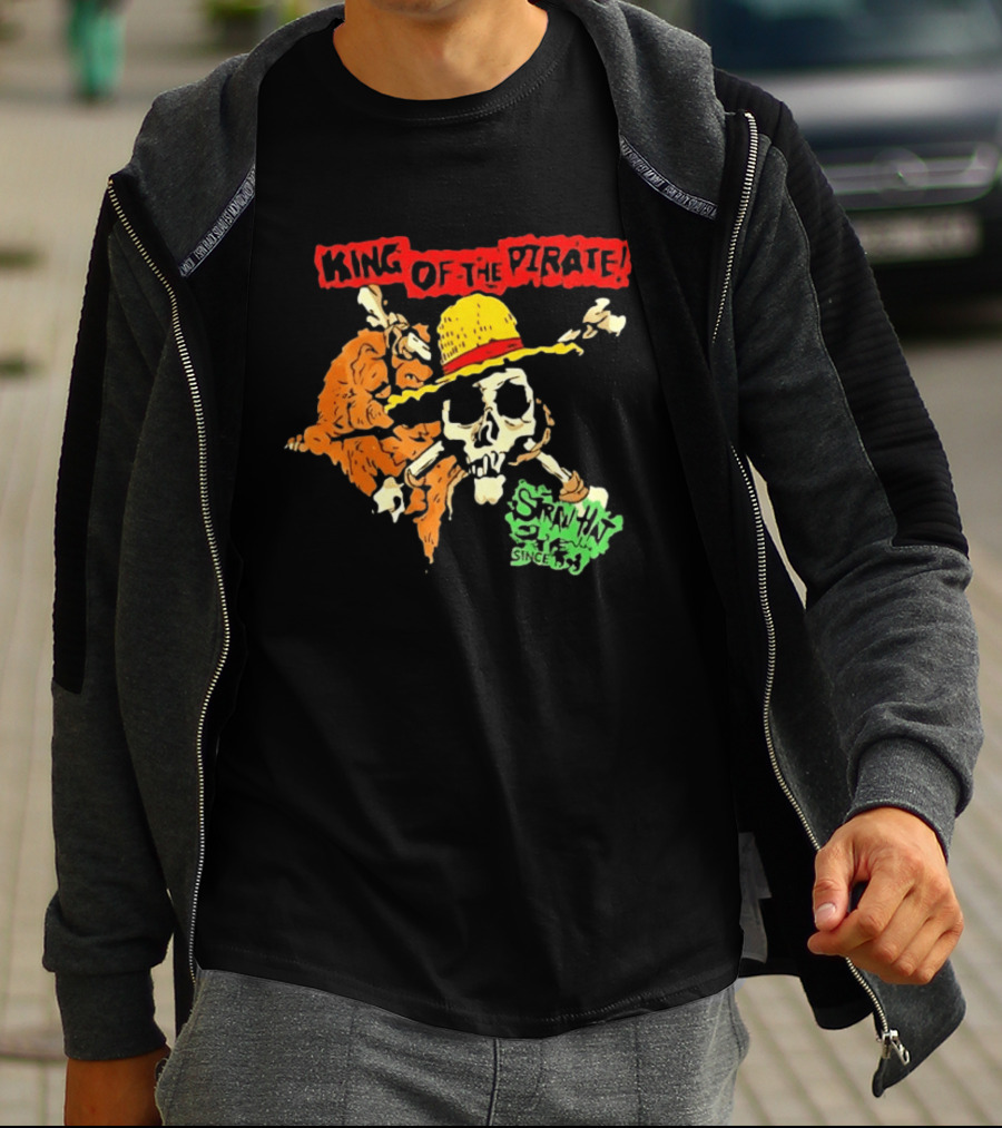 King Of The Pirate Skull And Straw Hat Since 1987 T-Shirt