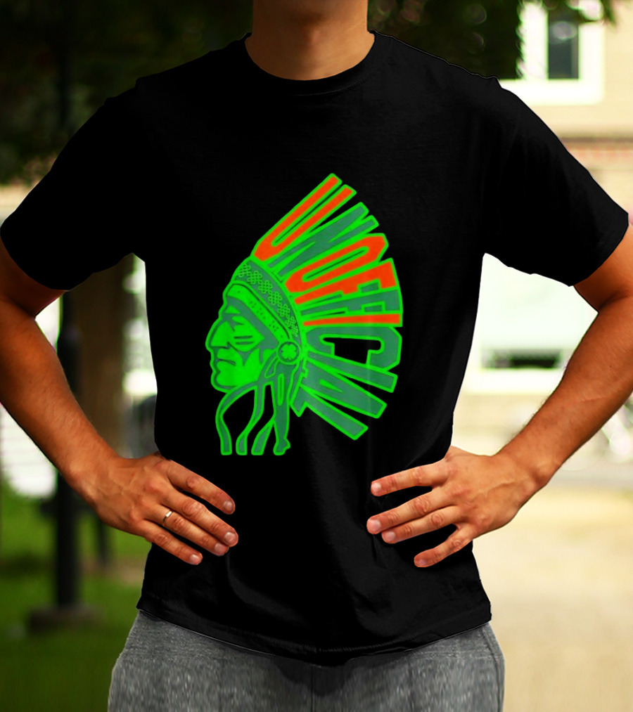 Illinois Fighting Illini Unofficial St. Patrick's Day Chief Illiniwek T-Shirt