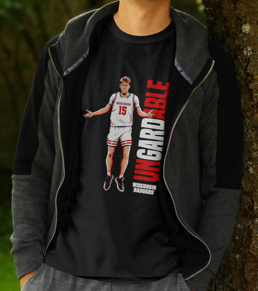 Isaac Gard Wisconsin Badgers Ungardable Basketball Player 15 T-Shirt