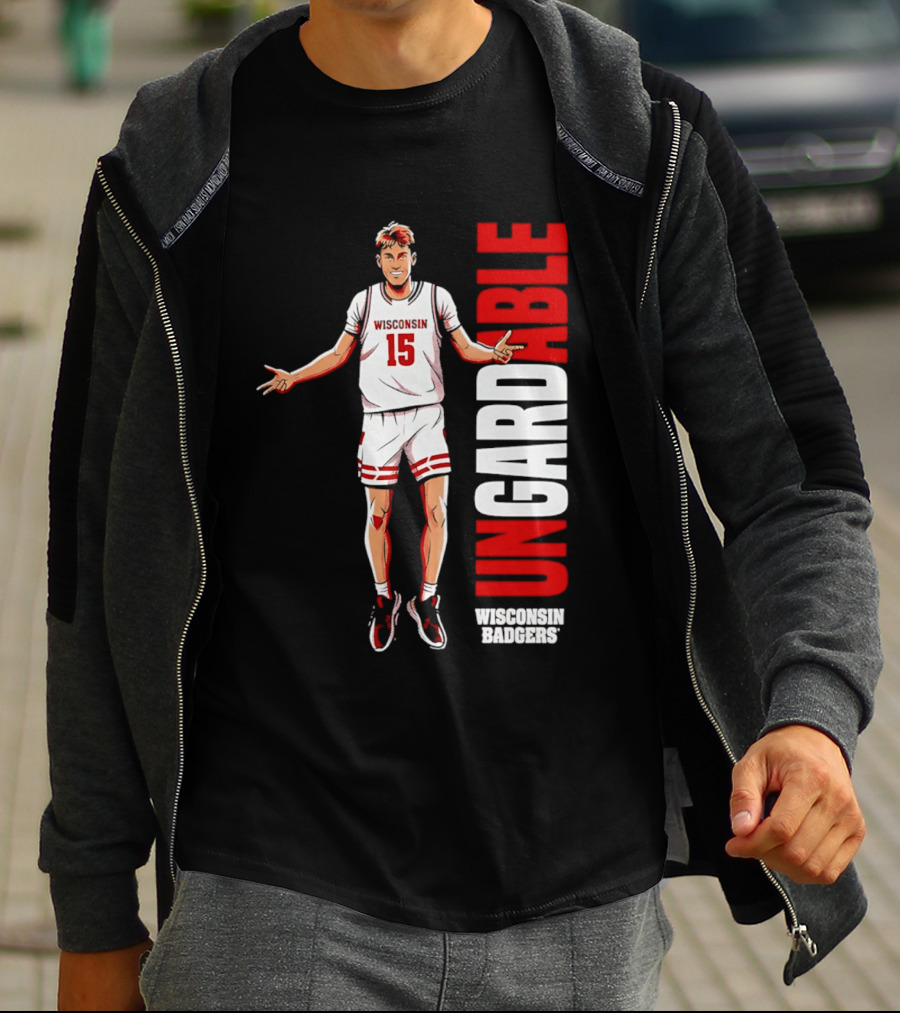 Isaac Gard Wisconsin Badgers Ungardable Basketball Player 15 T-Shirt