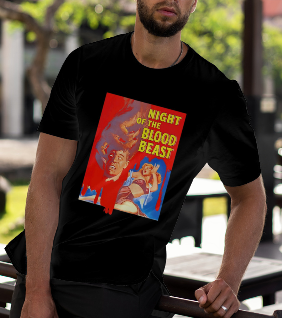 Night Of The Blood Beast Vintage Horror Movie T-Shirt