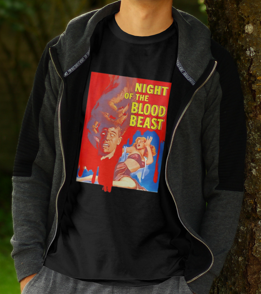Night Of The Blood Beast Vintage Horror Movie T-Shirt