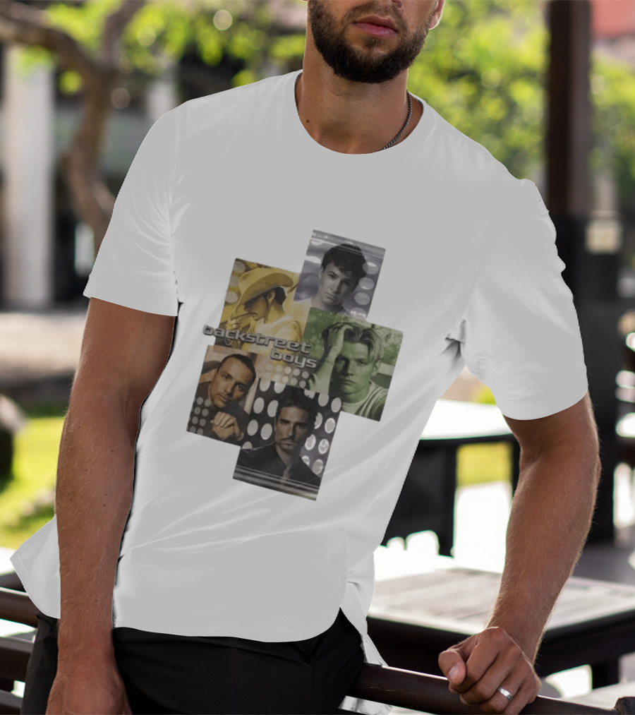Backstreet Boys Vintage 2000s Collage Retro Aesthetic T-Shirt