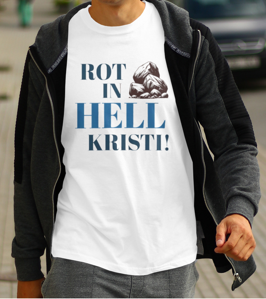 RIP Cricket Rot In Hell Kristi Noem Rocks T-Shirt