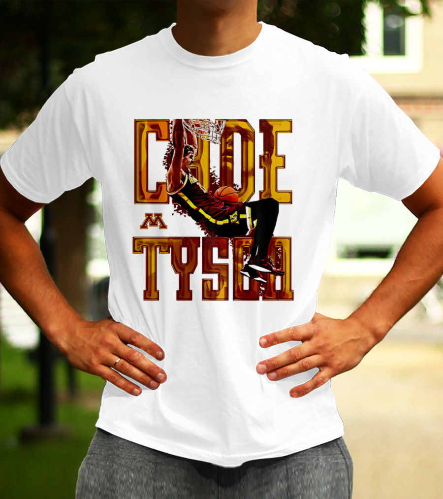 Cade Tyson Minnesota Basketball Dunk NCAA 2026 T-Shirt