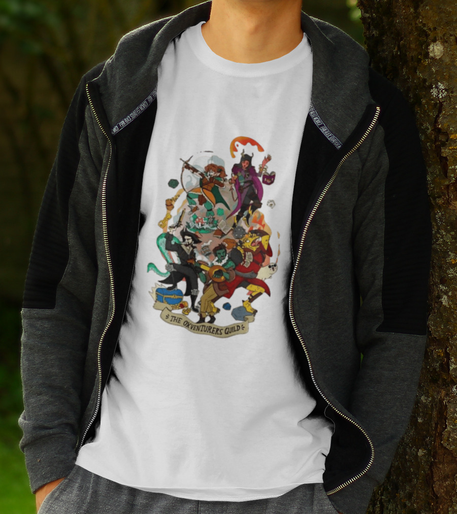 The Oxventurers Guild Dungeons And Dragons Adventure Crew T-Shirt