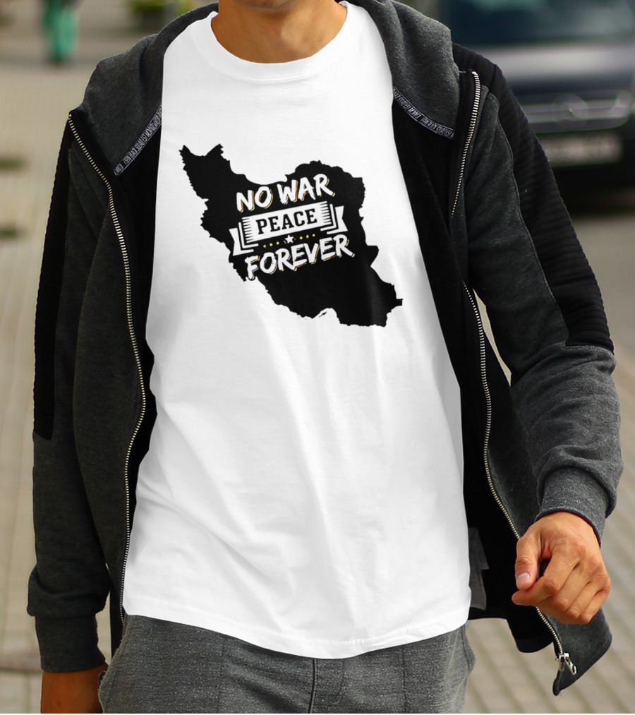 No War Peace Forever Map T-Shirt