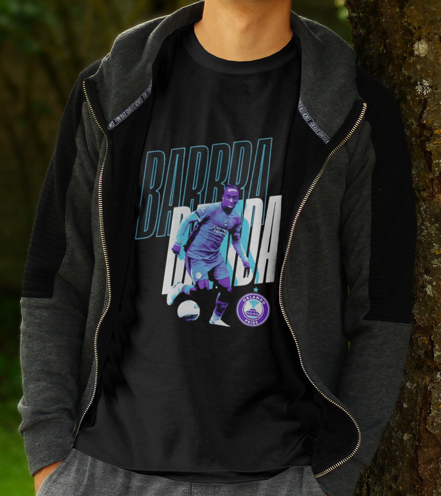 Barbra Banda Orlando Pride Soccer Player Action Pose T-Shirt