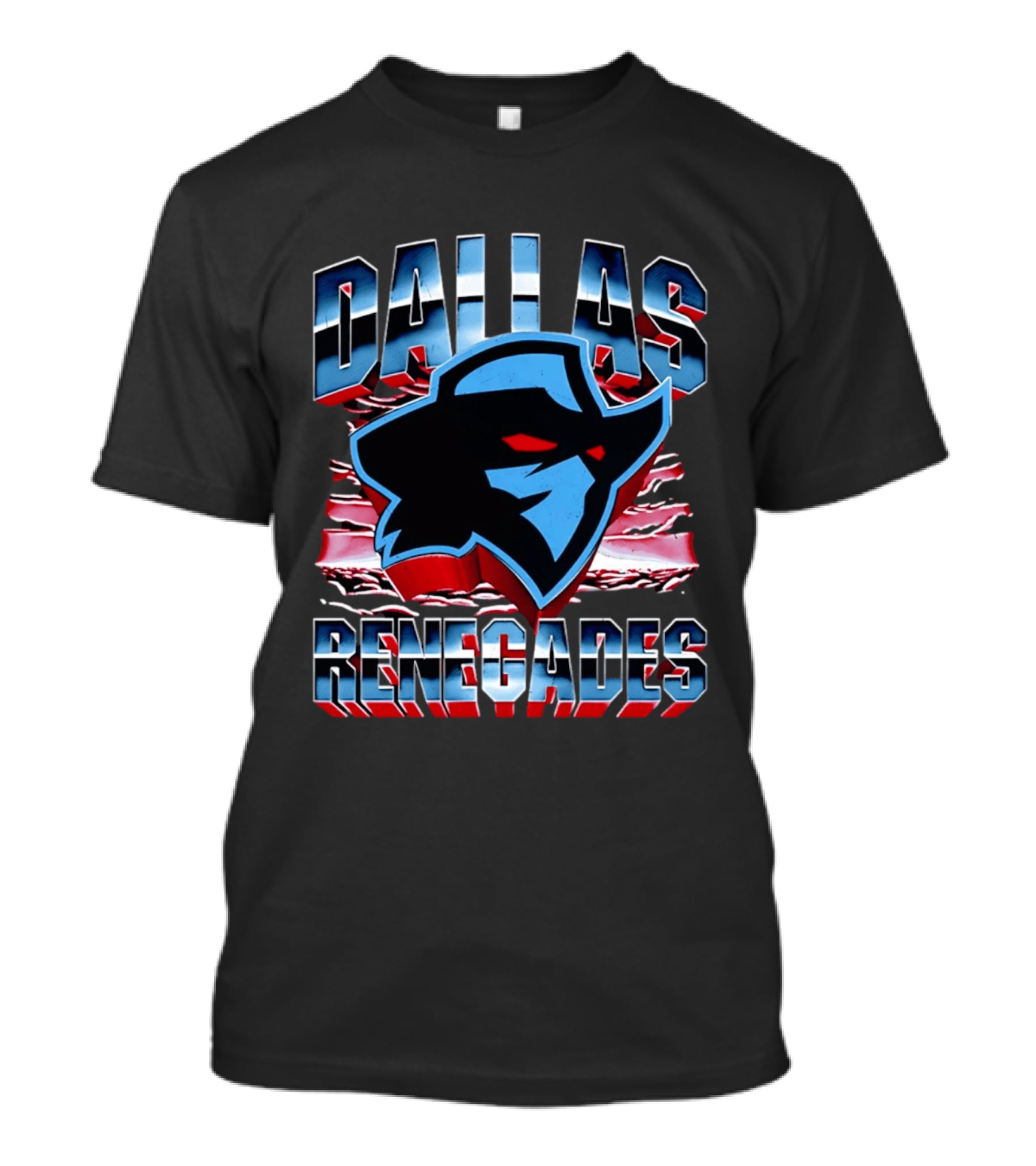 Dallas Renegades UFL Team Emblem Rugged T-Shirt
