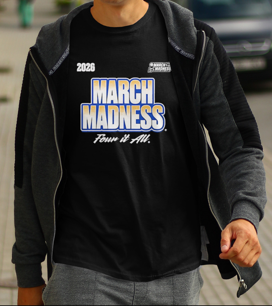2026 NCAA Women's Basketball March Madness Four It All T-Shirt