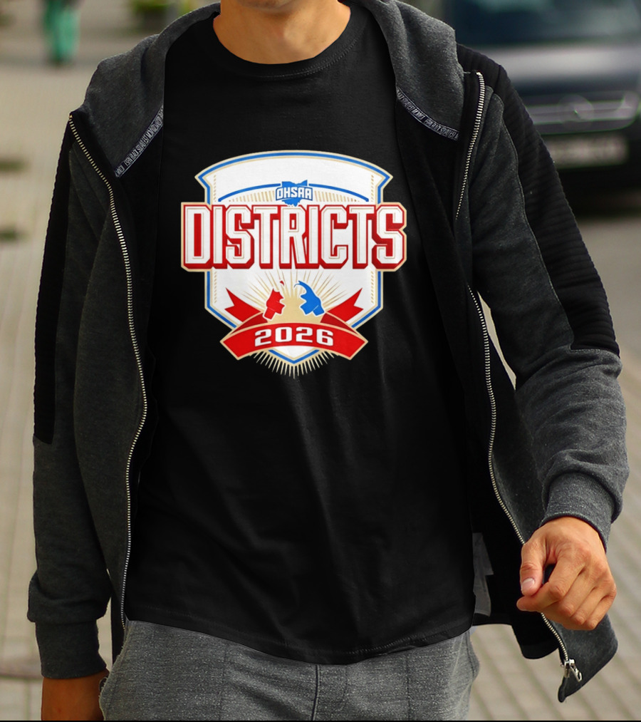 OHSAA 2026 Boys Wrestling Districts T-Shirt