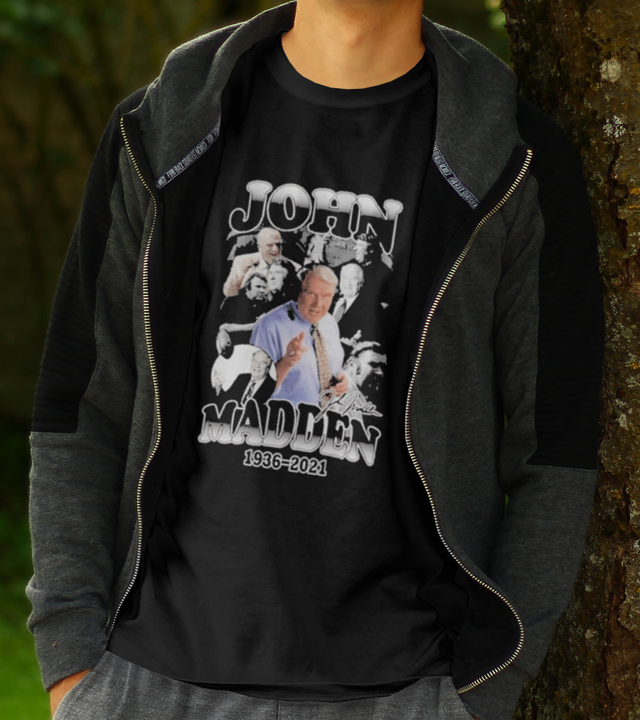 John Madden 1936 2021 Tribute Kenneth Walker T-Shirt