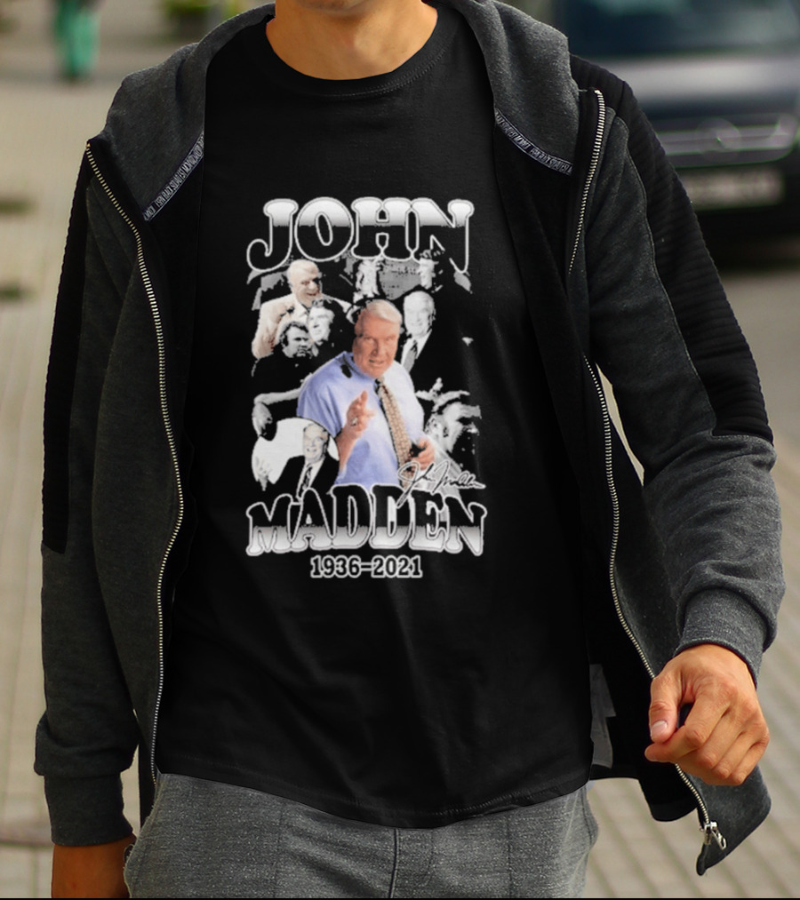 John Madden 1936 2021 Tribute Kenneth Walker T-Shirt
