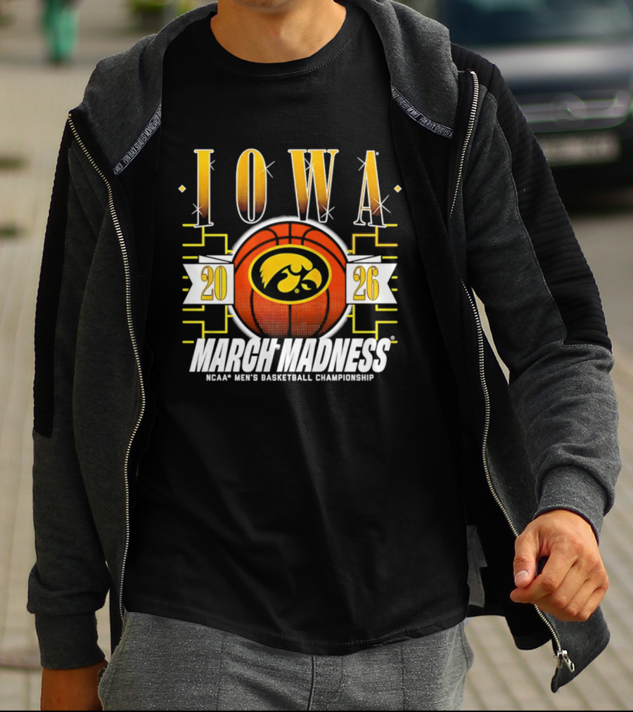 Iowa Hawkeyes 2026 NCAA Men's Basketball Championship March Madness T-Shirt
