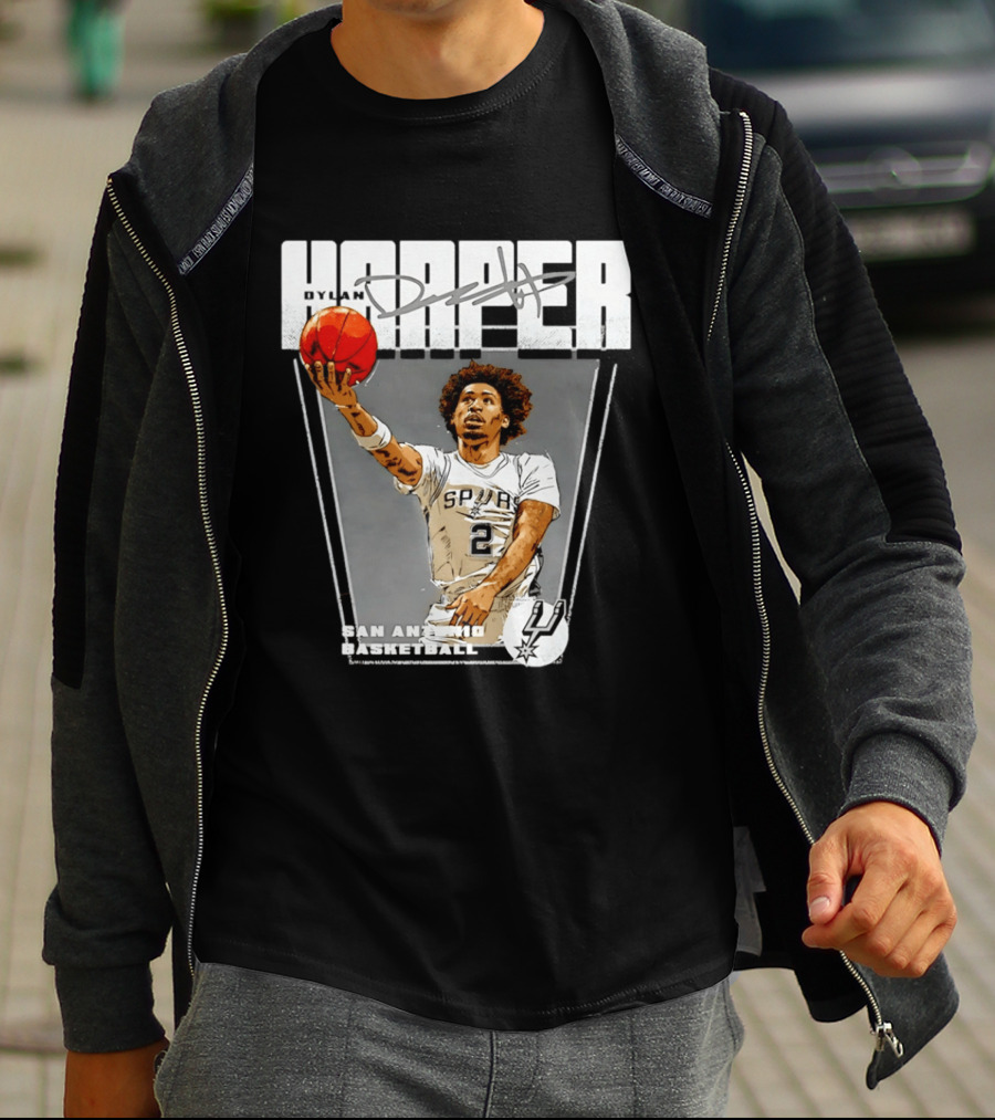 Dylan Harper San Antonio Spurs Basketball Premiere T-Shirt