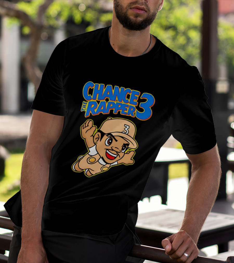 Chance The Rapper Super Mario 3 Character Mashup T-Shirt